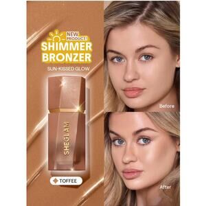 SHEGLAM Liquid Shimmer Bronzer – Toffee | Radiant Glow for Fair to Light Skin